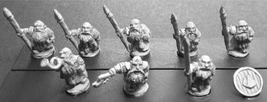 Dwarven Shame Bearers with Spears and Shields